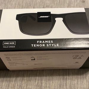 Bose Frames Tenor - Black Rectangular Bluetooth Audio Sunglasses - NEW!